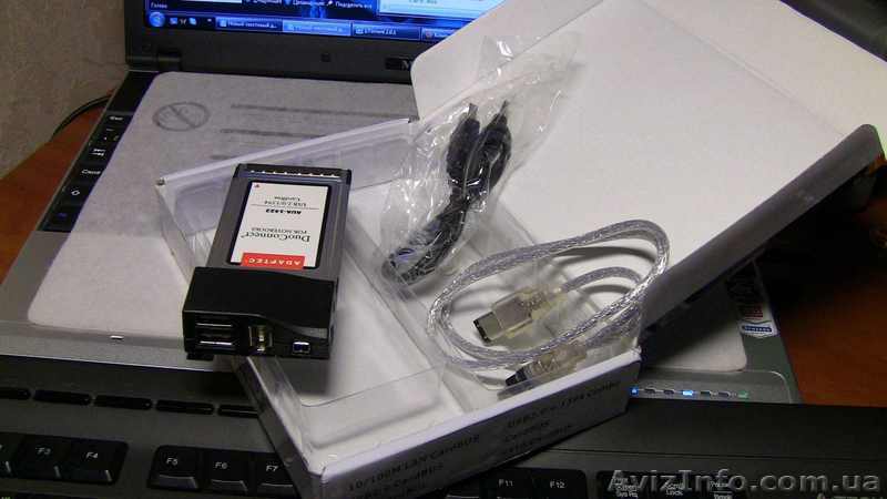 Карточка PCMCIA AUA-1422 (USB 2.0+Firewire 1394) - <ro>Изображение</ro><ru>Изображение</ru> #1, <ru>Объявление</ru> #26135