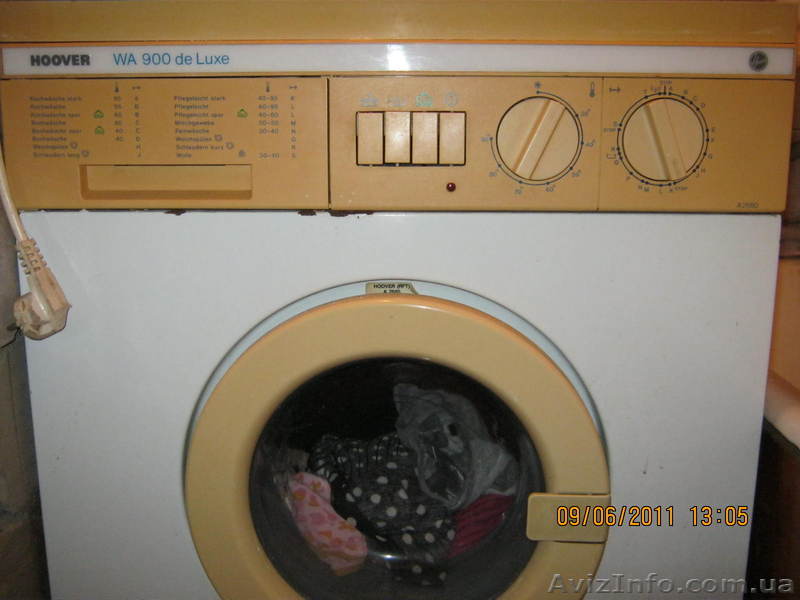Стиральная машина Hoover WA 900 Deluxe б.у      - <ro>Изображение</ro><ru>Изображение</ru> #1, <ru>Объявление</ru> #300378