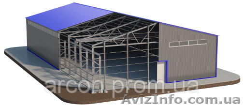 Ангар быстровозводимый, не утепленный - <ro>Изображение</ro><ru>Изображение</ru> #1, <ru>Объявление</ru> #1098687