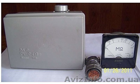 Ф419 прибор контроля изоляции - <ro>Изображение</ro><ru>Изображение</ru> #1, <ru>Объявление</ru> #1222866