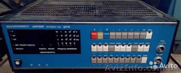 Вольтамперомметр Щ1518 цифровой постоянного тока - <ro>Изображение</ro><ru>Изображение</ru> #1, <ru>Объявление</ru> #1284817