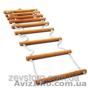 Веревочная лестница из дуба подвесная детская 2м - <ro>Изображение</ro><ru>Изображение</ru> #1, <ru>Объявление</ru> #1458702