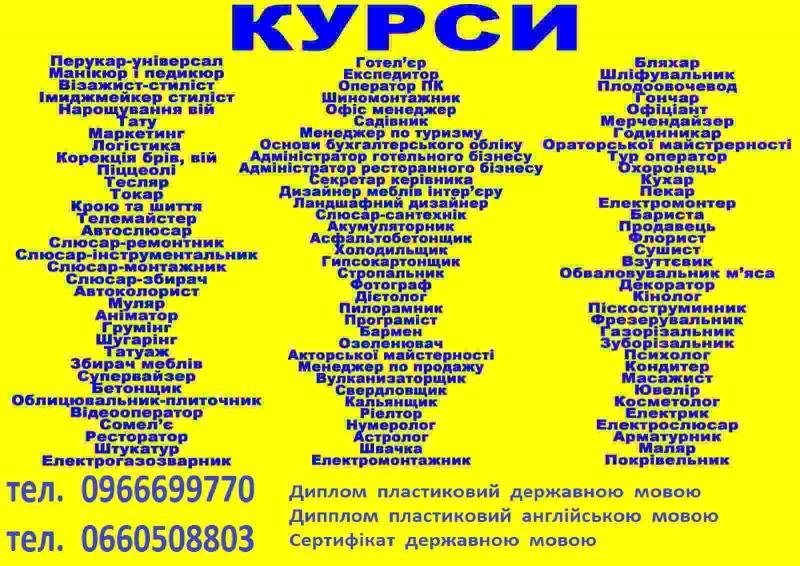 Курси піццеолі, шугарінг, маляр, бетонщик, татуаж, бровіст - <ro>Изображение</ro><ru>Изображение</ru> #1, <ru>Объявление</ru> #1738838
