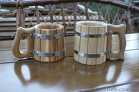 Кружки деревянные из дуба. - <ro>Изображение</ro><ru>Изображение</ru> #1, <ru>Объявление</ru> #949322