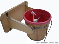 Ведро-водопад из дуба для бани и сауны. - <ro>Изображение</ro><ru>Изображение</ru> #2, <ru>Объявление</ru> #949333