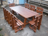 Мебель из дерева для кафе, баров, ресторанов, бань, садовая и др. - <ro>Изображение</ro><ru>Изображение</ru> #2, <ru>Объявление</ru> #949340