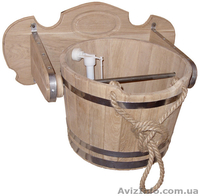 Ведро-водопад из дуба для бани и сауны. - <ro>Изображение</ro><ru>Изображение</ru> #3, <ru>Объявление</ru> #949333