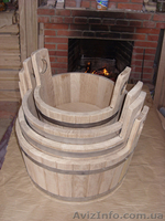 Вёдра, шайки и ушаты для бани и сауны из дуба. - <ro>Изображение</ro><ru>Изображение</ru> #5, <ru>Объявление</ru> #949332