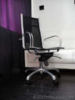 Кресло перфорированная кожа и хром для руководителя  - <ro>Изображение</ro><ru>Изображение</ru> #1, <ru>Объявление</ru> #1112134