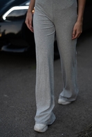 Комплект: укороченный топ и брюки Lameia серый - <ro>Изображение</ro><ru>Изображение</ru> #3, <ru>Объявление</ru> #1709933