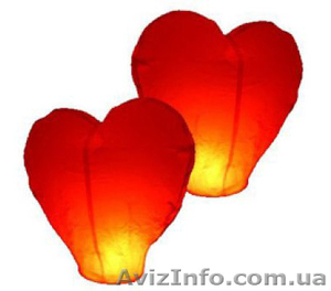 Небесные фонарики в форме сердца, купить, летающий фонарик, купить - <ro>Изображение</ro><ru>Изображение</ru> #1, <ru>Объявление</ru> #1288682