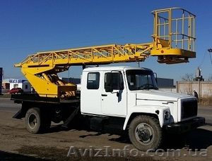 Автогидроподъемник АП-17 на шасси ГАЗ-3309 полный капремонт 