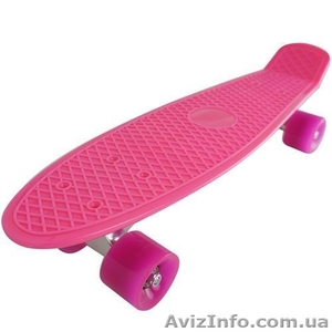 Скейт Penny Board 22" розовый - <ro>Изображение</ro><ru>Изображение</ru> #1, <ru>Объявление</ru> #1416027