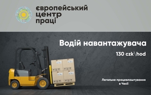 Працівник складу (пікер) та водій навантажувача