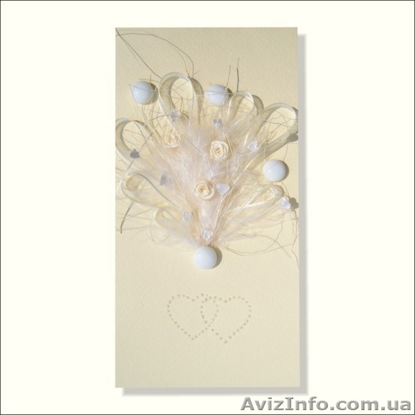 Свадебные пригласительные ручной работы - <ro>Изображение</ro><ru>Изображение</ru> #1, <ru>Объявление</ru> #24309