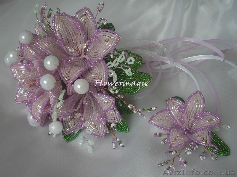 букет невесты из бисера - <ro>Изображение</ro><ru>Изображение</ru> #4, <ru>Объявление</ru> #526223