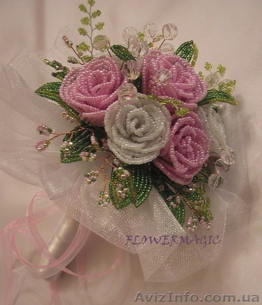 букет невесты из бисера - <ro>Изображение</ro><ru>Изображение</ru> #1, <ru>Объявление</ru> #526223