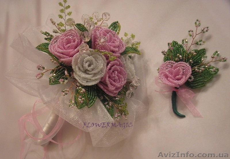 букет невесты из бисера - <ro>Изображение</ro><ru>Изображение</ru> #5, <ru>Объявление</ru> #526223