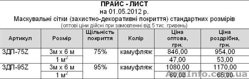 Маскировочные сети - <ro>Изображение</ro><ru>Изображение</ru> #4, <ru>Объявление</ru> #654342