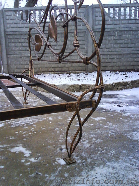 Кровать с элементами художественной ковки - <ro>Изображение</ro><ru>Изображение</ru> #2, <ru>Объявление</ru> #808933