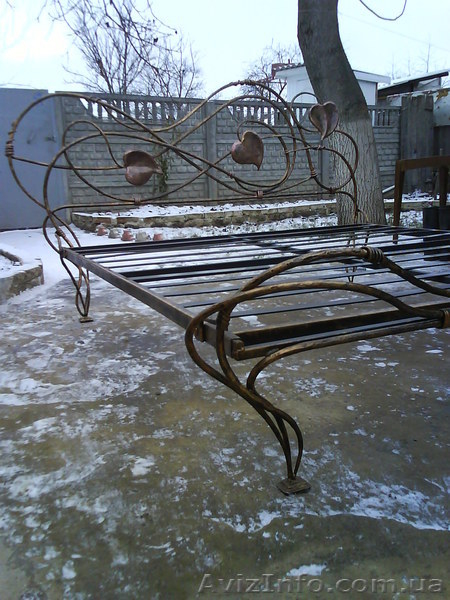 Кровать с элементами художественной ковки - <ro>Изображение</ro><ru>Изображение</ru> #1, <ru>Объявление</ru> #808933