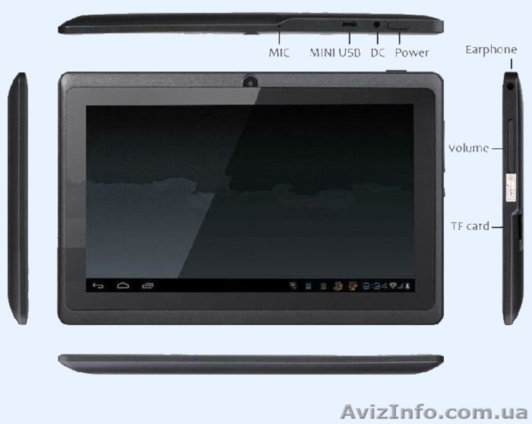 Планшет 7 "дюймовый емкостный Android 4.0 A13 MID 1.5GHz 512MB 8GB WIFI, поддерж - <ro>Изображение</ro><ru>Изображение</ru> #1, <ru>Объявление</ru> #878205