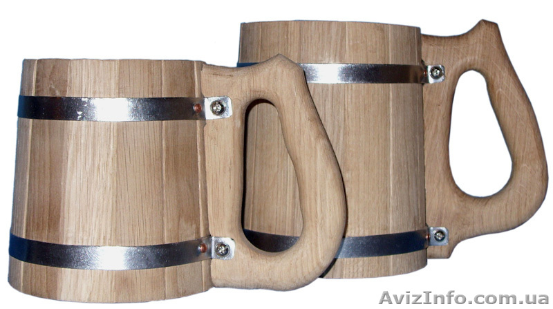 Кружки деревянные из дуба. - <ro>Изображение</ro><ru>Изображение</ru> #2, <ru>Объявление</ru> #949322