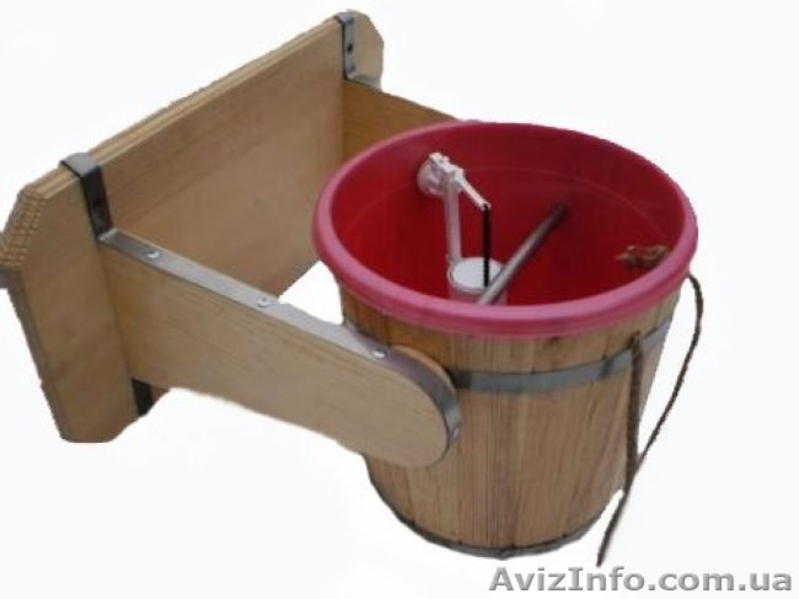 Ведро-водопад из дуба для бани и сауны. - <ro>Изображение</ro><ru>Изображение</ru> #2, <ru>Объявление</ru> #949333