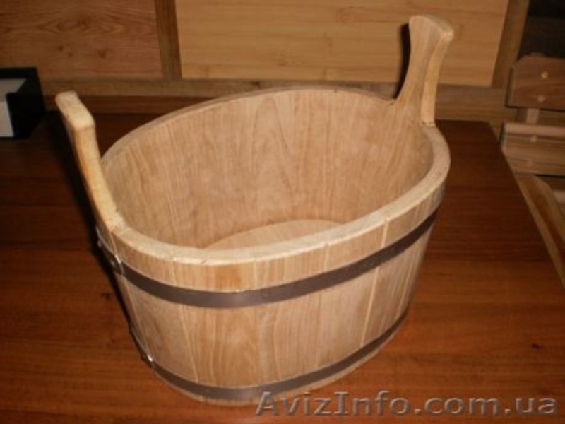 Вёдра, шайки и ушаты для бани и сауны из дуба. - <ro>Изображение</ro><ru>Изображение</ru> #4, <ru>Объявление</ru> #949332