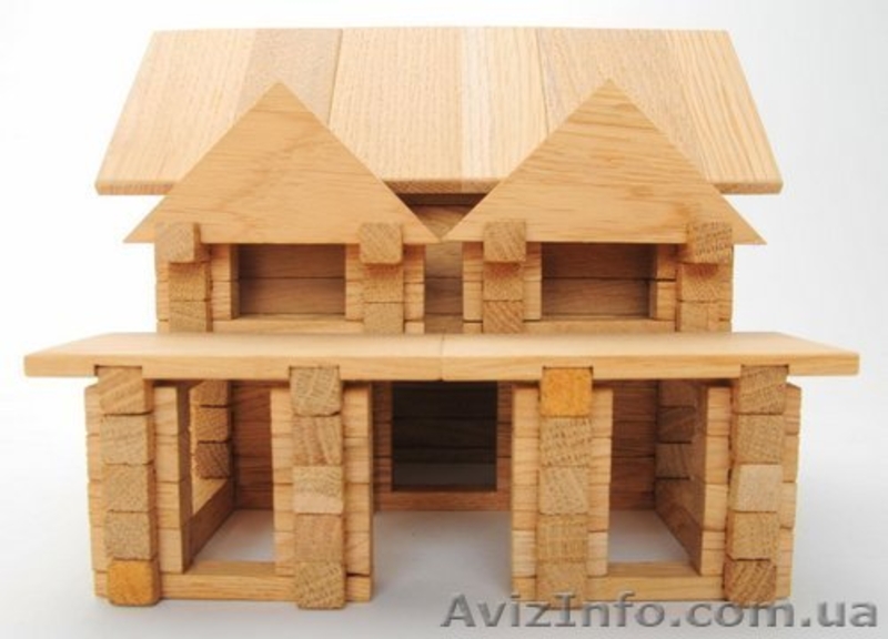 Конструктор "Домик с балконом" ТМ Игротеко - <ro>Изображение</ro><ru>Изображение</ru> #1, <ru>Объявление</ru> #951431