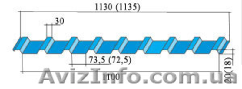 Профнастил "Арсенал" - <ro>Изображение</ro><ru>Изображение</ru> #1, <ru>Объявление</ru> #1093355