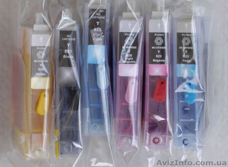 Перезаправляемые картриджи EPSON Т0821,Т0822,Т0823,Т0824,Т0825,Т0826 с чернилами - <ro>Изображение</ro><ru>Изображение</ru> #1, <ru>Объявление</ru> #1249404