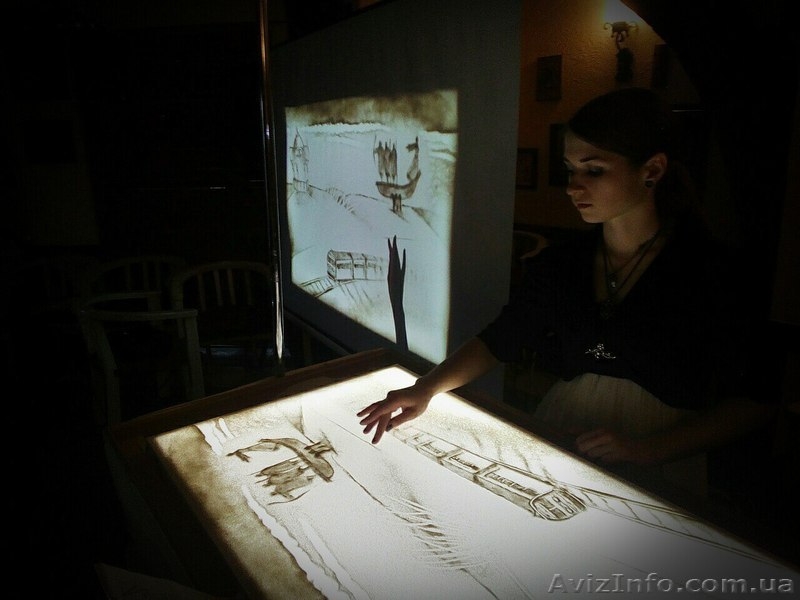 Песочное шоу, песочная анимация - <ro>Изображение</ro><ru>Изображение</ru> #2, <ru>Объявление</ru> #1465772