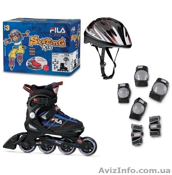 Раздвижные недорогие ролики Rollerblade, Fila для детей - <ro>Изображение</ro><ru>Изображение</ru> #1, <ru>Объявление</ru> #1501757